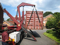 Container arrives 1st August 2007